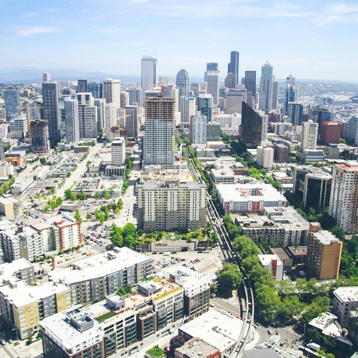 City skyline in Lisbon, Portugal